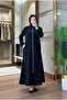 Boydan Zippered Pocketed Tunic Ferace Italian Crepe Fabric - 4