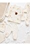 Newborn Hospital Release 10 Piece Star Moon Patterned Cotton Baby Set 0-3 Months - 2
