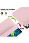 SmartGrist iPad 10th Generation Case 2022 with Pencil Holder - Soft TPU Back Protective Smart Trifold Stand Cover for iPad 10.9 Inch (10th Gen), Auto Wake/Sleep - Pink - 3