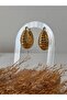 Vintage Model Curved Hoop Steel Earrings - 2