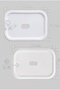 Polypropylene Plastic White Storage Box Lid Compatible with Ultra Small - Small Size (28.2 X 18.6 cm) - 2