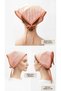 Betty Bands Women's Orange White Striped Triangle Bandana Cotton Ribbed Tie Scarf Shawl Hair Accessory - 5