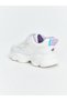 Peak New Season White Lace-Up and Velcro Girls' Sports Shoes - 3