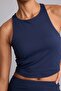 Ultra Soft Medium Support Crew Neck Crop Sports Bra H5306Ax26Au - 4