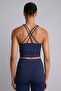 Ultra Soft Medium Support Crew Neck Crop Sports Bra H5306Ax26Au - 5