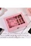 Pink Jewelry Organizer Box with Mirror, Multiple Compartments and Ring Slots, Velvet Jewelry Storage Case for Earrings, Rings, Bracelets, Necklaces and Accessories, Elegant Portable Displ - 4