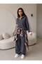 Half Zipper Striped Suit - 6
