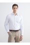 Shining Choices from Shining Store Slim Fit Long Sleeve Striped Gabardine Men's Shirt