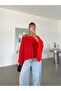Six-Staple Batwing Blouse - Red - 5