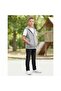 100% Cotton Three Yarn Gray Hooded School Fleece Inner Vest 5Y,7Y,9Y,11Y