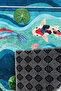 Decorative Digital Printed Set of 2 Bath Mat Non-Slip Base Toilet Set - 4