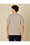 Men Grey Plain T-Shirt - 3