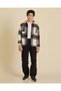 Senior Boys Black Cargo Baggy Casual Trousers - 2