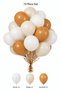 Sand White White Balloon Set 19 Pieces Adult Birthday Decoration Party Decoration