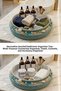 Decorative Seashell Bathroom Organizer Bowl – Multi-Purpose Countertop Organizer, Towel Holder, Cosmetics and Accessories Organizer - 2