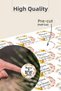100 Pieces of Opaque Wedding, Engagement, Henna, Promise, Circumcision, Gift Package Labels - Model 7 - 4