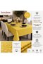 Sunshine Yellow Polka Dot Tablecloth |   Liquid Proof & Stain Resistant |   Custom Size Production |   Oeko-Tex ®   100 - 2
