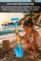 Sand Digging Shovel - Children's Garden Beach Sand Activity Toy Blue - 4