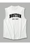 Men's oversized crew neck sleeveless t-shirt - longline - 2