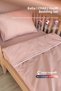 100% Cotton Poplin Baby Duvet Cover Set 3 Pieces Duvet Cover Set with Elastic Sheet 80X140 - 3