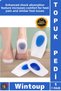 # Heel Pad Comfort Pad Blue Support Zone Orthopedic Soft Insoles Shock Absorbing Heel Silicone