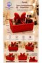 Bowknot Makeup Organizer 2-Compartment Desktop Cosmetic Organizer - 2
