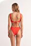 Pomegranate Flower Bralette Covered Brazilian Low Waist Bikini Set Tbess26Bt00114 - 3