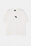Ekru Oversize/Geniş Kalıp Fil Nakış %100 Pamuk T-Shirt TMNSS26TS00077 - 5