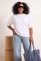 Ekru Yarasa Kol Soft Touch Örme T-shirt TBBSS26BF00101 - 2