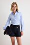 Navy Blue Pocket Detailed Shorts & Bermuda Twoaw27Sr00013