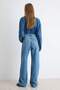 Mavi Yüksek Bel Geniş Paça Wide Leg Jeans TWOAW24JE00074 - 4