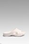 Unisex White Luca Ultra Light Matte Faylon Slippers 2cm Byndfay04 - 6