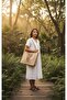 Jute Bag with Elephant Printed Ribbon