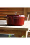 Cast Iron Pot Round 20 cm Burgundy - 2