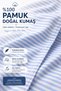Double Fitted Sheet Set Cotton Yarn-Dyed 180x200cm Buttoned Pillowcase (50x70cm 2 Pieces) - 3
