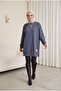 طاقم الرقبة شق مطرزة Sweat - أنثراسايت - 5