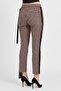 Women Regular Leg Enzo Cigarette Pants With Sash, Black - 4