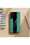 Samsung Galaxy A17 Compatible Case Premium Leather Case Green - 4