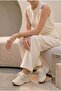 Sharon Imported Special Series Hidden Padded Women's Sneakers Beige - 2