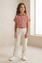 Happy Double Pocketed Girl Shirt