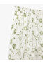 Pocketed High-Waisted Embroidered Floral Eyelet Wide-Leg Pants - 5