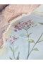 Lavinya Embroidered Cotton Satin Duvet Cover & Bedspread Set - Powder - 3