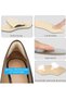 2-Pair Heel Pads for Shoes, Anti-Slip Gel Heel Grips & Cushion Liners Protectors - 3