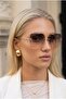 Crystal Dot Square Gradient Ultra Light Uv400 Protection Women's Sunglasses - 3