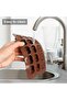 5-Piece Silicone Chocolate Mold Set with 2 Droppers, Food Grade Non-Stick Baking DIY, 22x10.3cm - 5