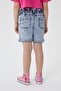 Re-Done Girls' 100% Cotton Jean Shorts Denim - 5