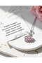 Pink Swan Necklace Stainless Steel