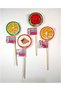 15 Pieces of Fruit Lollipops Colorful Confectionery Polish Candy 25Gr - 2