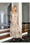 Women's Long Silk Dress - 2