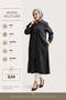 5674 - Stylish Comfortable Zippered Slim Fit Denim Women's Dress - 3